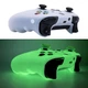 Силиконовый чехол для контроллера геймпада Xbox Series X/S, с накладками на стик (2шт), светится в темноте, Белый/Зеленый - изображение 3