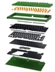 Клавіатура Razer BlackWidow V4 75% Compact Phantom Green (RZ03-05003300-R3M1) - зображення 5