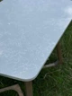 Стол кухонный Marstone из камня кварц прямоугольный 1400*800мм серый мрамор 2032 Grenoble - изображение 2