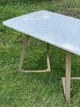 Стол кухонный Marstone из камня кварц прямоугольный 1400*800мм серый мрамор 2032 Grenoble - изображение 3