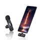 Комплект петличных микрофонов K9+ Wireless Lavalier с переходниками Lightning Type-C черный - изображение 2