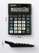 Kalkulator Eleven 12-cyfrowy Black (CMB1201-BK) - obraz 3