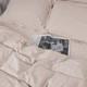 Простынь MirSon Satin Stripe 30-0004 Cream 200 х 220 см (2200005248812) - изображение 2