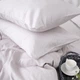 Простынь на резинке MirSon Satin Premium 0841 Powder 90 х 190 см (2200002024099) - изображение 2