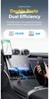 Автомобильное зарядное устройство Essager ES-CC21 45 Вт USB+TypeC PD+QC LED дисплей технология быстрой зарядки - изображение 2