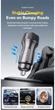 Автомобильное зарядное устройство Essager ES-CC21 45 Вт USB+TypeC PD+QC LED дисплей технология быстрой зарядки - изображение 7