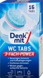 Таблетки для унітазу DenkMit WC 2 в 1, уп.16шт - изображение 1
