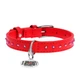 Нашийник WAUDOG Glamour з QR адресником та стразами червоний XS (4820082499075) - изображение 2