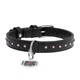 Нашийник WAUDOG Glamour з QR адресником та стразами чорний XS (4820082499051) - зображення 2