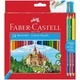 Кольорові олівці у наборі Faber-Castell, 24 кольори, BICOLOR, картонний пенал, (110324) - зображення 1