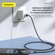 Кабель Foneng X95 USB–Type-C 3 A, 1,2 м — быстрая зарядка QC3.0/PD, прочная нейлоновая оплётка, металлические коннекторы. Идеально подходит для смартфонов и планшетов, обеспечивает надёжную передачу данных и питания - изображение 5