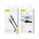 Кабель Foneng X95 USB–Type-C 3 A, 1,2 м — быстрая зарядка QC3.0/PD, прочная нейлоновая оплётка, металлические коннекторы. Идеально подходит для смартфонов и планшетов, обеспечивает надёжную передачу данных и питания - изображение 10