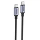 Кабель для зарядки Foneng X95 Type-C 3A Type-C на Type-C 60W 1.2 м универсальный смарт интернет шнур для быстрой зарядки айфона iPhone телефона ноутбука смартбука павербанка роутера шнуры для ноутбуков смартфонов и планшетов - изображение 1
