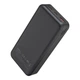 УМБ Power Bank Yoki YK-PMC2061 MaxCap 20000 mAh PD/QC 65W комплектується практичним кабелем Type-C - Type-C 20см Black - зображення 3