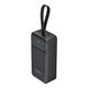 УМБ Power Bank Yoki YK-PMC4061 MaxCap 40000 mAh PD/QC3 65W комплектуется практичным кабелем Type C — Type C 20см Black - изображение 3