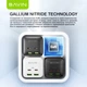 Сетевое зарядное устройство BAVIN PC2026Y 65W GaN Super Quick Charger QC4.0 + 2 PD3.0 Type-C + 2 USB-A 3A PPS + 2 AC 250V 2500W 1.5M White - изображение 6