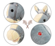 Koń na kiju Milly Mally Hobby Grey (5901761127355) - obraz 7