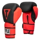 Боксерские перчатки TITLE Guts and Glory 12oz черные красные инженерная кожа двойная фиксация для бокса MMA кикбоксинга - изображение 3