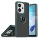 Чехол Fiji Colorframe для Oppo A40 / A40m матовый бампер с кольцом подставкой Green - изображение 1
