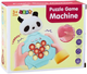 Gra sensoryczna Lean Toys Pop-it Konsola Panda Niebieska (5905991013259) - obraz 1