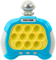 Сенсорна гра Lean Toys Pop-it Консоль Космонавт Блакитна (5905991016465) - зображення 3