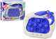 Сенсорна гра Lean Toys Pop-it Консоль Акула Блакитна (5905991016502) - зображення 2