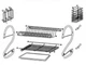 Стойка для сушки посуды Kitchen Storage rack нержавеющая сталь - изображение 3