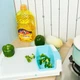 Обробна дошка для кухні на мийку 43x30x7,5 см блакитний - зображення 8