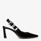 Женские слингбэки кожаные Michael Kors 237290775 37 Черные (1159839521) - изображение 1