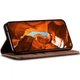 Чехол-книжка с кармашками UniCase Jeans Wallet для Samsung Galaxy A17 (A175) - Coffee - изображение 3
