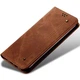 Чехол-книжка с кармашками UniCase Jeans Wallet для Samsung Galaxy A17 (A175) - Coffee - изображение 4