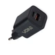Зарядка від мережі 220В USB , Type C 3.0A, QC, PD, PPS 18W, 35W, чорна VOIN - зображення 1