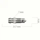 Штуцер прокачки тормозов WP 0053 (M7x1 L=21,7 mm) - изображение 1