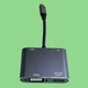 Переходник-адаптер с Type-C на HDMI+VGA+USB 3.0+Type-C - изображение 1