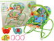 Kołyska-bujaczek Lean Toys 2w1 z zabawkami 9489 (5904204755139) - obraz 2