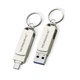 USB Флешка MicroDrive 2в1 128GB Type-C/USB 3.0 Серый - изображение 1