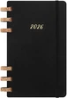 Щотижневик Moleskine 2026 Spiral середній 13 х 21 см чорний м'який - изображение 1