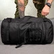 Тактический рюкзак X-Tactical 50 л с системой крепления Molle и липучкой черный 65х45х20 см - изображение 4