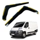 Дефлекторы окон (ветровики) для Fiat DUCATO / BOXER / JUMPER 3 2006+ вставные (HAWK) - изображение 1
