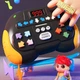 Детская интерактивная консоль Ummi Game Master / портативная консоль с играми на логику, память и реакцию для детей от 6 лет / развивающая игра для тренировки мышления Yellow - изображение 5