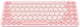 Klawiatura bezprzewodowa Baseus K01A Wireless Tri-Mode Baby Pink (6932172632977) - obraz 2