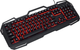 Клавіатура дротова Blow Adrenaline Cold Steel USB Black (84-214#) - зображення 1