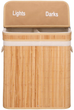 Кошик для білизни Springos бамбуковий з 2 камерами HA0155 (5907719473987) - зображення 2