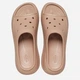 Женские шлепанцы для пляжа Crocs Crush Slide Crk 208731-2CC 43-44 (M10/W12) 28 см Светло-коричневые (196265368785) - изображение 5