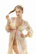Халат пляжный женский Felisiya Lingerie из шифона 98-320/126 One size (S-L) Разноцветный - изображение 9