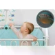 Мобіль на ліжечко Ricokids СРRK-813, карусель з підвісними іграшками, з проєктором зоряного неба, музичний плеєр та нічник, 13 мелодій, дстанційне керування, блакитний - зображення 6