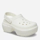 Женские кроксы Crocs Stomp Clog Chk 209347-0WV 33-34 (M2/W4) 20 см Молочные (196265595624) - изображение 3