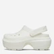 Женские кроксы Crocs Stomp Clog Chk 209347-0WV 33-34 (M2/W4) 20 см Молочные (196265595624) - изображение 4