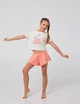 Летняя пижама для девочки SMIL Peachy молочная 104698/104748 122 см - изображение 4