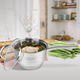 Стійка нержавіюча Maestro 160 мм x 2.1 л з кришкою MR-3513-16S (MR-3513-16S) - зображення 1